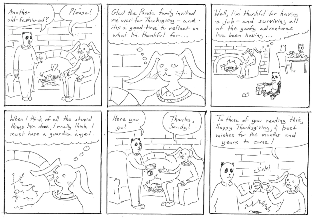 happy thanksgiving! panel 1